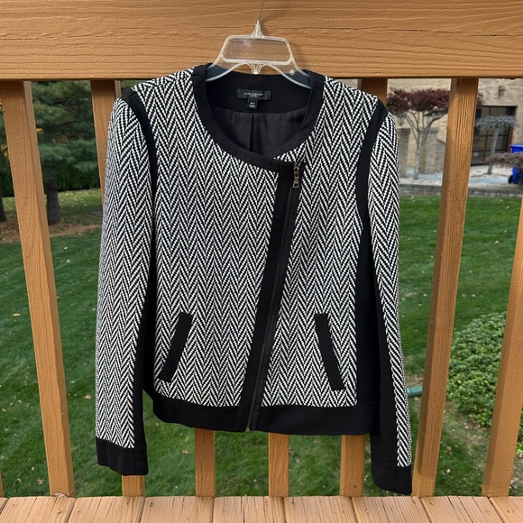 Ann Taylor Woven Moto Style Jacket - 16 Tall - Picture 1 of 12
